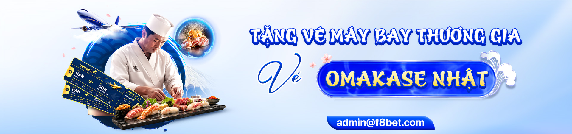 sự kiện f8bet casino tặng vé máy bay nhật bản